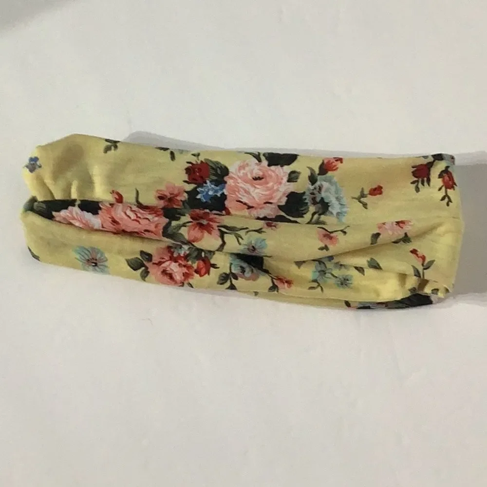 Boutique - 2 pcs headband Set - floral themed soft & comfy